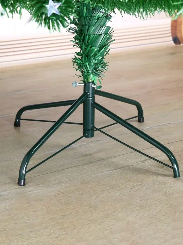 Ёлка светодиодная &laquo;Галактика&raquo; 180 см, диаметр нижнего яруса 90 см, 220 ПВХ веток, мигание, свечение белое/синие