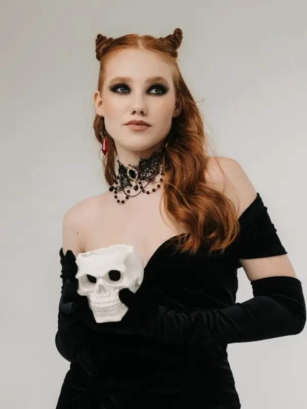 Чокер &laquo;Александрия&raquo;, ажурное переплетение, чёрно-белый в золоте, 30 см