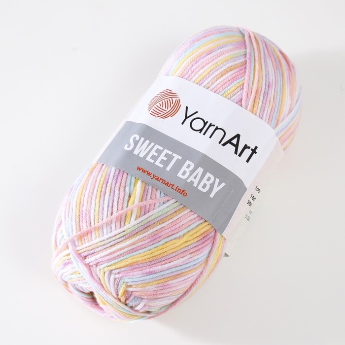 Пряжа "Sweet Baby" 100% акрил 300м/100г (909 детский)