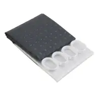 Шторка для ванной тм VETTA Кристалл Твин, ПЕВА 3D 90гр., 180x180 см, серый