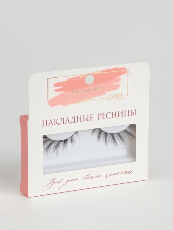 Ресницы накладные «Стрелка», 13-18 мм, без клея, чёрные Ресницы накладные «Стрелка», 13-18 мм, без клея, чёрные