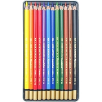 Карандаши акварельные MONDELUZ OLD MAN 3722 12цв/наб мет.кор. 3722012001PL