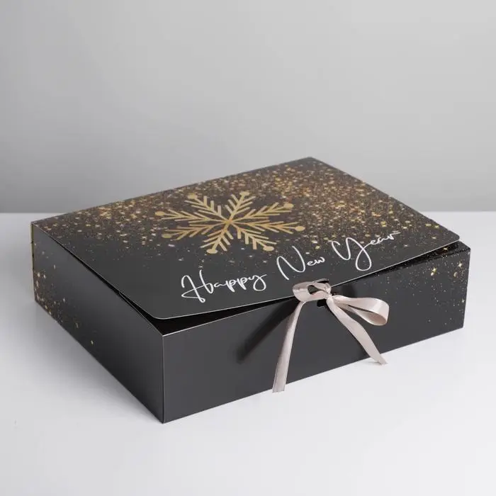 Коробка подарочная новогодняя складная двухсторонняя «Новый год», 31 х 24.5 х 8 см, Новый год Коробка подарочная новогодняя складная двухсторонняя «Новый год», 31 х 24.5 х 8 см, Новый год