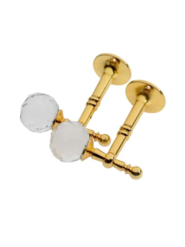 Крючок - держатель для штор на стену CAPPIO KS043, металлический, цвет золото, 2 шт Крючок - держатель для штор на стену CAPPIO KS043, металлический, цвет золото, 2 шт