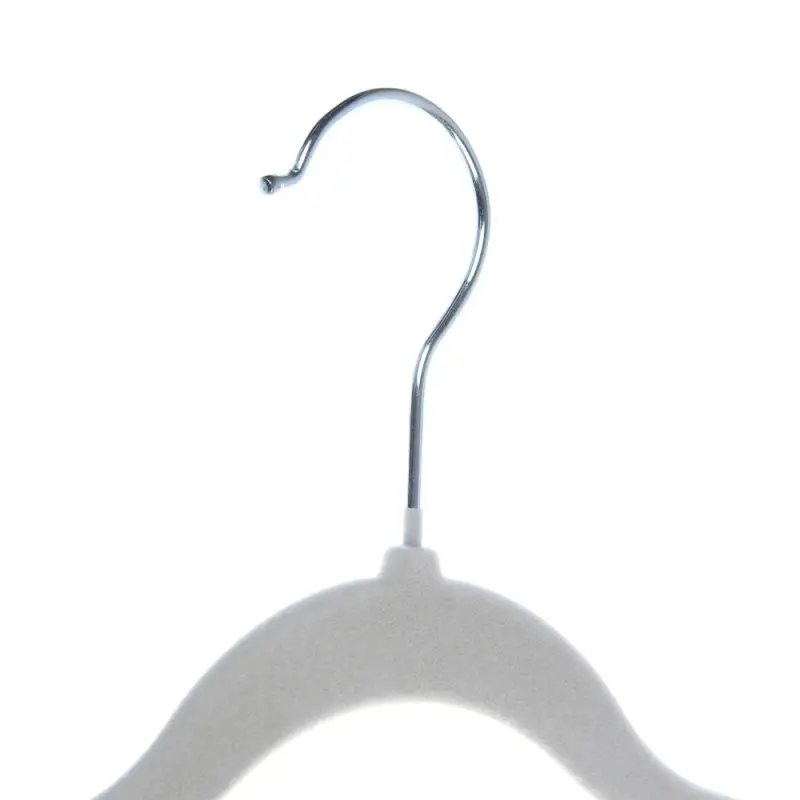 Вешалки для одежды тм VETTA, 4шт, 42см, с покрытием флок, цвет серый