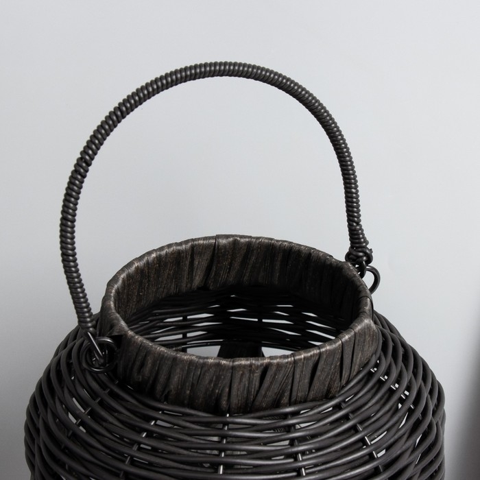 Настольная лампа Настольная лампа "Арона" Е27 15Вт черный 21х21х30 см RISALUX