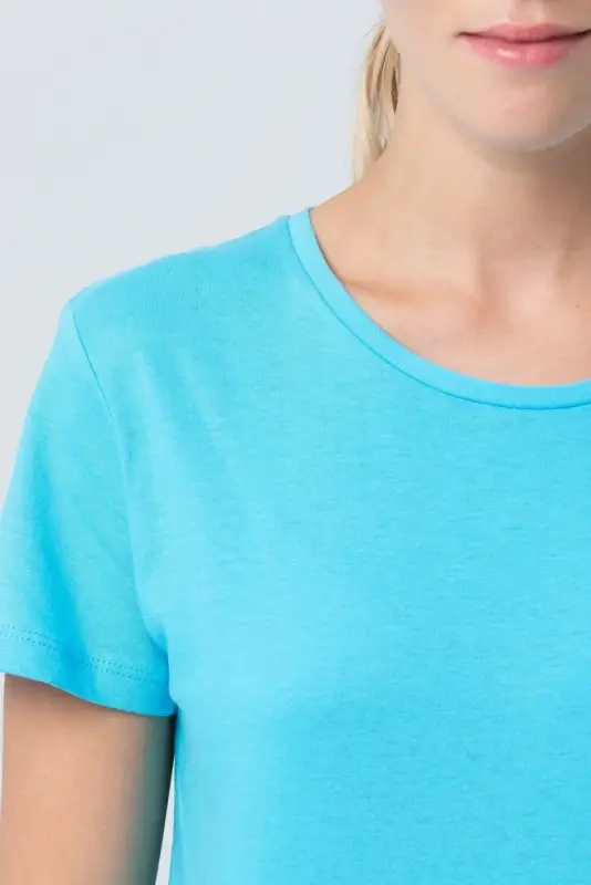 Футболка женская Miss 150, бирюзовая, размер M Футболка женская Miss 150, бирюзовая, размер M