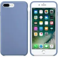 Чехол Iph 8 Plus Silicon Case 100% ORG Azure (c LOGO)
