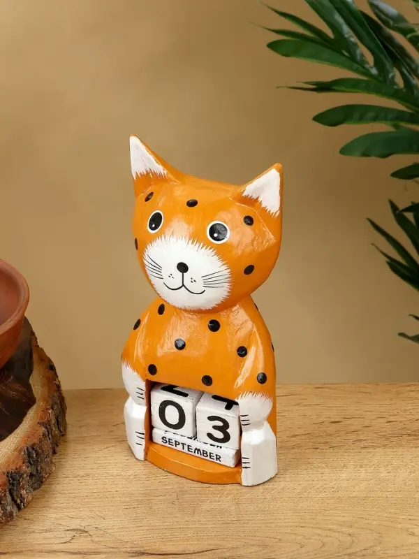 Календарь настольный «Котенок», 10×6×21 см, дерево Календарь настольный «Котенок», 10×6×21 см, дерево