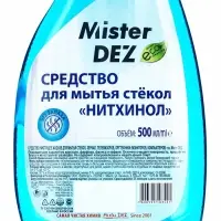 Средство для мытья стёкол Mister DEZ Eco-Cleaning, нитхинол, 500 мл