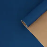 Бумага упаковочная крафт, "МИКС №2", 0,68 х 5&plusmn;5% м, 70 г набор 3 шт