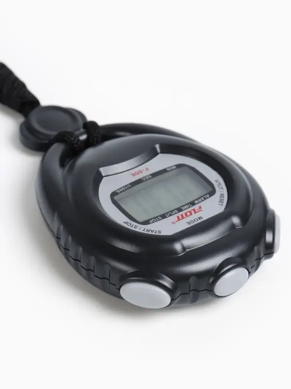 Секундомер FLOTT, 8.2&times;6.5&times;2 см, 1 отсечка, будильник, часы, календарь