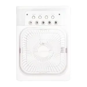 Увлажнитель с вентилятором настольный 0.6L белый