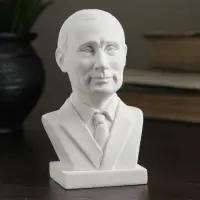 Фигурка &laquo;Бюст Путина&raquo;, белый, 11.5 см