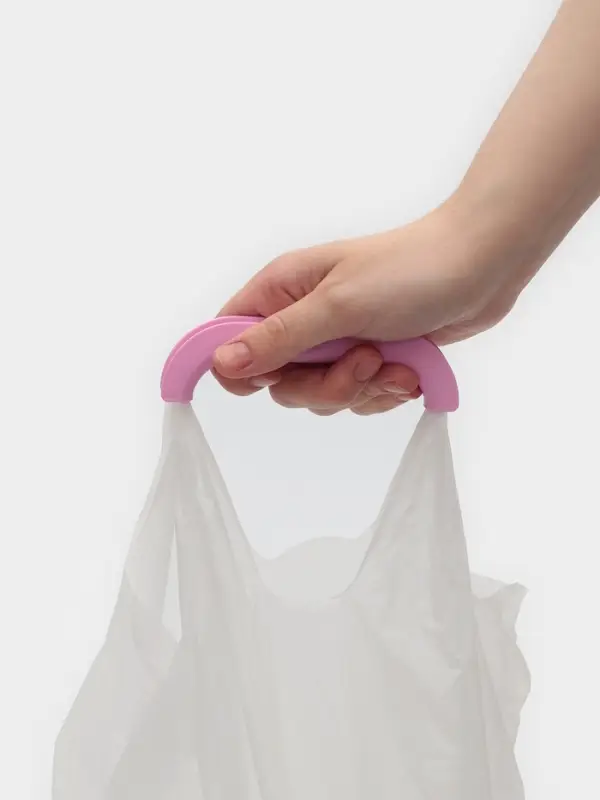 Набор ручек-держателей для пакетов 3 шт, цвет МИКС Набор ручек-держателей для пакетов 3 шт, цвет МИКС