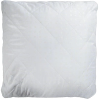 Подушка Luscan 70х70, стеганная, (иск. лебяжий пух/тик ПЭ), белые шашечки