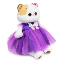 Мягкая игрушка &laquo;Кошечка Ли-Ли&raquo; в платье с бабочкой, 24 см