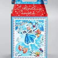 Подарочная новогодняя коробка &laquo;Олимпиада&raquo;, для сладких подарков, 17.8&times;10&times;32.5 см