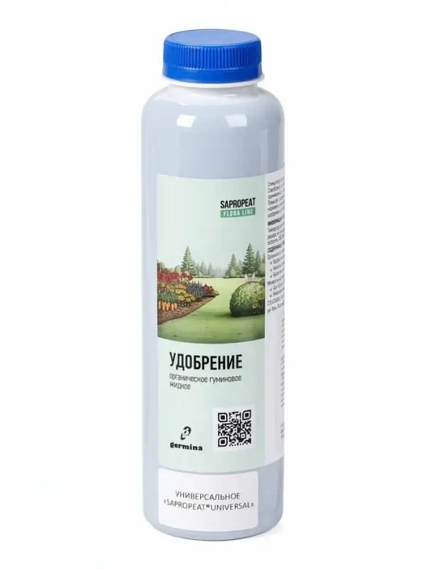 Удобрение универсальное SAPROPEAT, жидкое гуминовое, 0.5 л