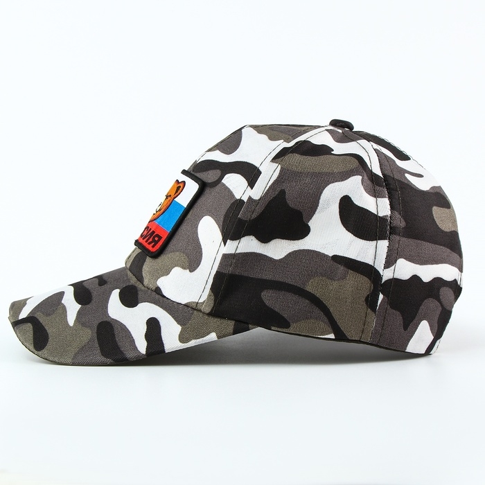 Карнавальная кепка «Военный», нашивка-мишка, р. 52–54 Карнавальная кепка «Военный», нашивка-мишка, р. 52–54