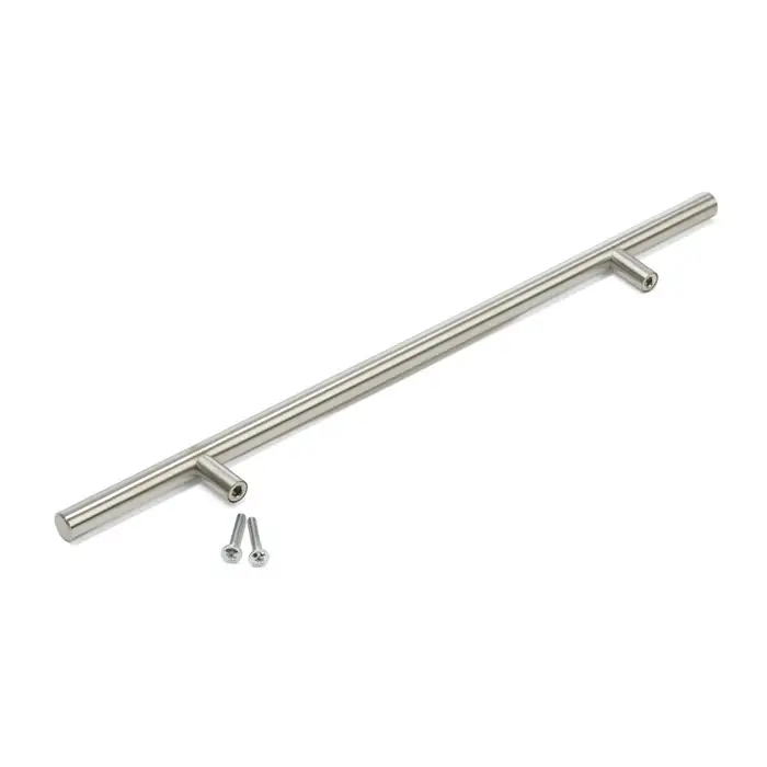 Ручка рейлинг ТУНДРА, нерж. сталь, d=12 мм, м/о 224 мм, цвет никель, фасовка 50