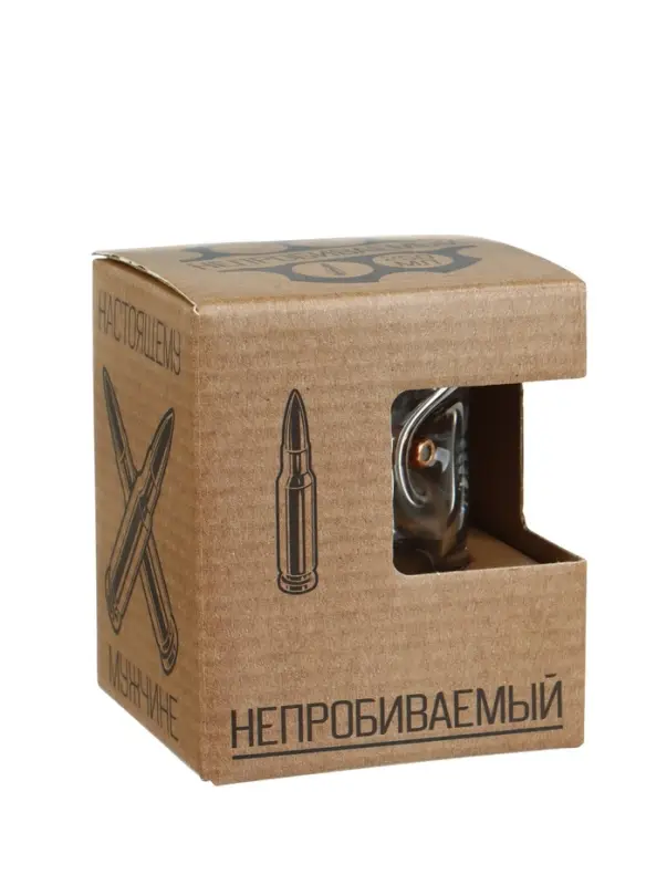 Стакан для виски с пулей &laquo;Непробиваемый&raquo;, 250 мл