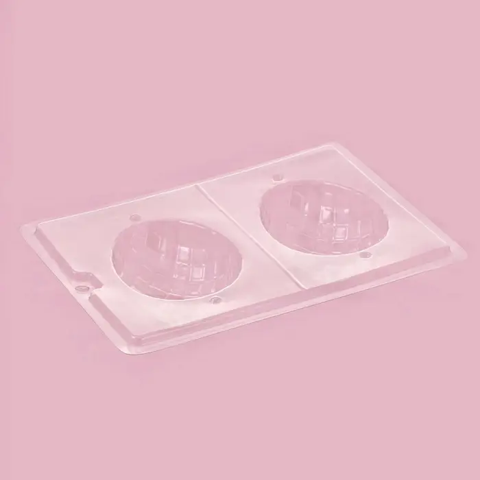 Форма для шоколада &laquo;Фаберже&raquo;, 2 ячейки, 26.5&times;20.5&times;5.5 см, пластик, прозрачная