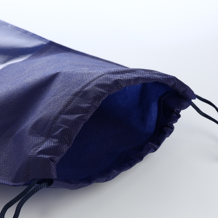 Мешок для обуви на шнурке, цвет синий Мешок для обуви на шнурке, цвет синий