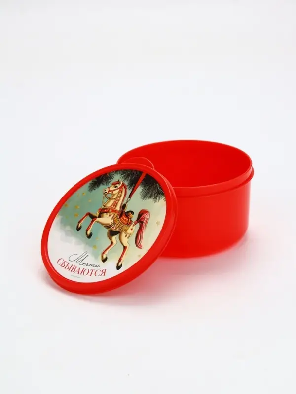 Ланч-бокс круглый «Мечты сбываются», 500 мл Ланч-бокс круглый «Мечты сбываются», 500 мл