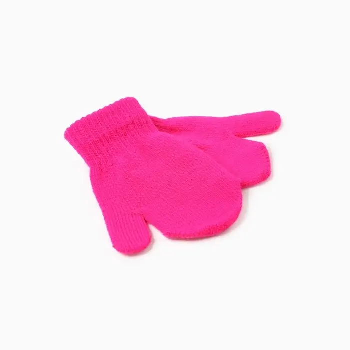 Варежки детские MINAKU, цвет малиновый, 12 см Варежки детские MINAKU, цвет малиновый, 12 см