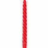 Свеча витая, 2.3&times;24.5 см, 5 ч, 50 г, красная