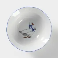 Салатник Добрушский завод &laquo;Гуси&raquo;, 300 мл, d=14 см, фарфор, белый