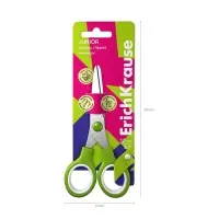Ножницы детские 13 см, ErichKrause Standard Junior, с закруглёнными концами лезвий, МИКС
