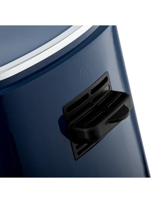 Аэрогриль BRAYER 2036BR, 5 литров, 1500 Вт, 7 программ, 200°С, LCD-дисплей, таймер, решётка, синий