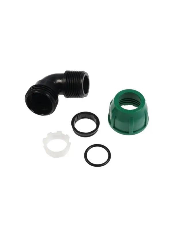 Отвод ПНД ZEIN, 25 мм &times; 1", наружная резьба