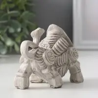 Фигура «Золотой телец», 10×5×6,,5 см, серая