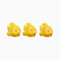 Новогодний набор резиновых игрушек для ванны Крошка Я, 6 шт., с пищалкой