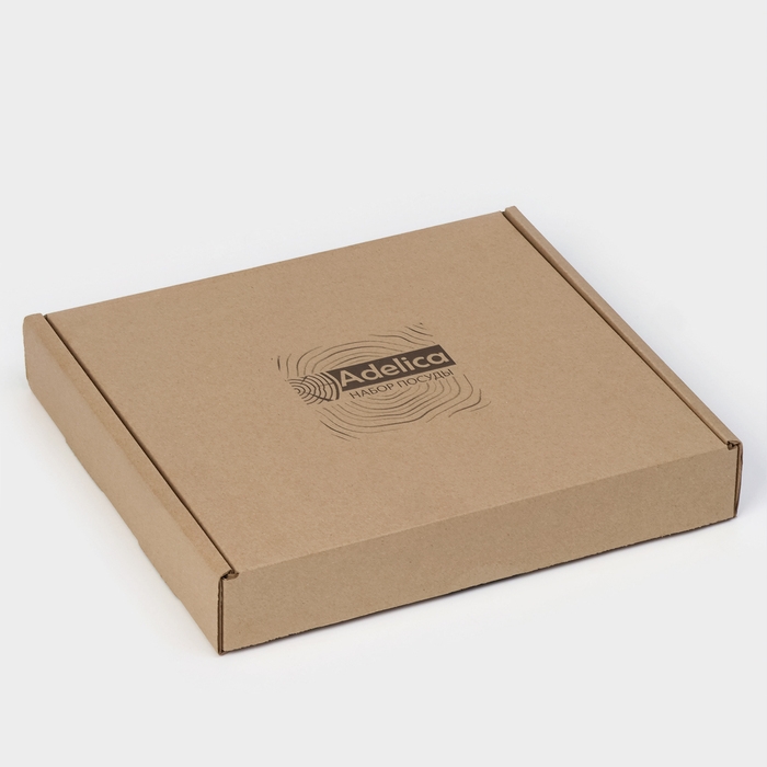 Подарочный набор деревянной посуды Adelica «Инь-янь», менажница 2 шт, поднос, подсвечник 2 шт, берёза Подарочный набор деревянной посуды Adelica «Инь-янь», менажница 2 шт, поднос, подсвечник 2 шт, берёза