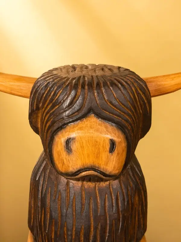 Сувенир  Сувенир "Бычок" дерево 16х14х30 см