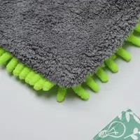 Варежка для деликатной уборки Raccoon, 22&times;15 см, 47 г, микрофибра букли двухсторонняя