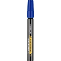 Маркер -краска MunHwa Professional Paint Marker синяя, 4мм, нитро-основа
