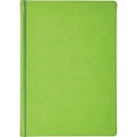 Ежедневник недатированный А5+, 136л, VELVET салатовый  3-115/08