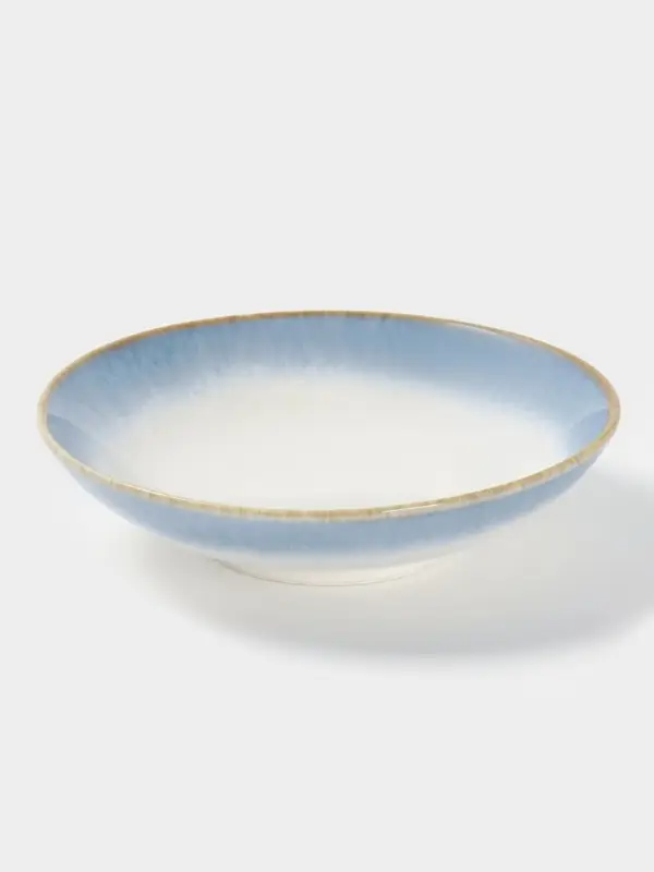 Салатник Magistro &laquo;Пэвэти&raquo;, 0.38 л, d=16.5 см, фарфор, белый, голубой