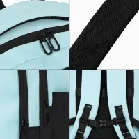 Рюкзак, водонепроницаемое дно, 2 отделения, 3 кармана, 31&times;14.5&times;45 см, голубой