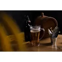 Кружка для пива охлаждающая, 420 мл, пластик, прозрачная