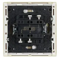 FORTE&PIANO Выключатель 1-клавишный перекрестный 10А FP412 ваниль IEK