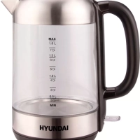 Чайник HYK-G4034 1,8л 2200Вт черный (стекло)