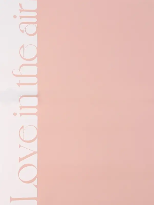 Пленка флористическая, «Любовь в воздухе» 65 мкм, розовый 58×58 см