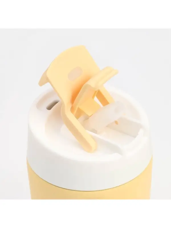 Термокружка, 500 мл, School Thank you, сохраняет тепло 6 ч, жёлтая