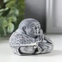 Фигурка &laquo;Китайский Будда&raquo;, мраморная крошка, 5.5 см